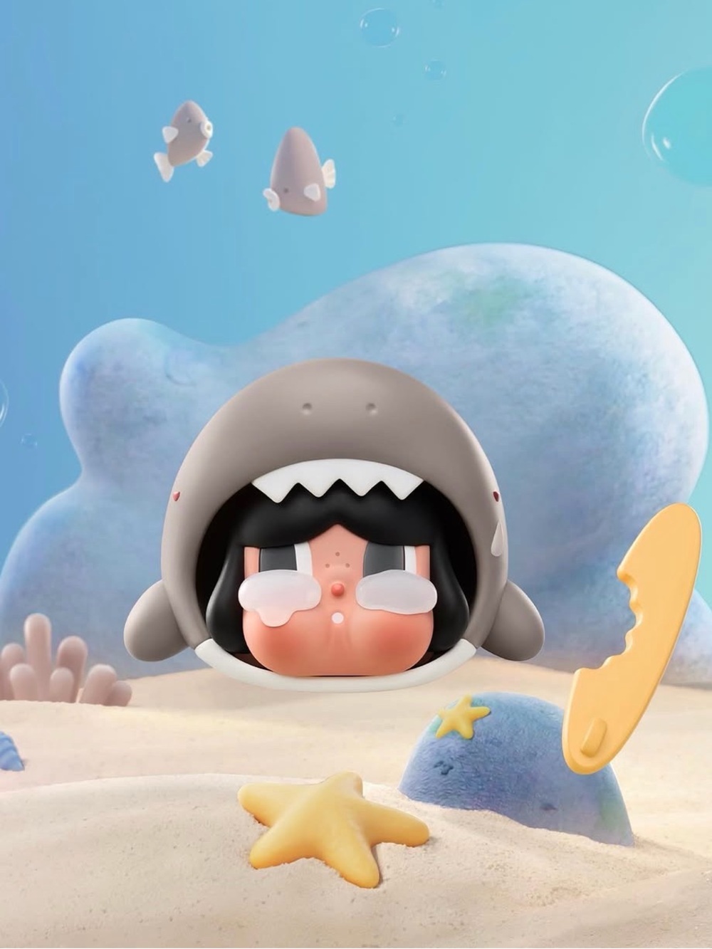 Pop Mart Crybaby Cry me an Ocean BNIB - the shark